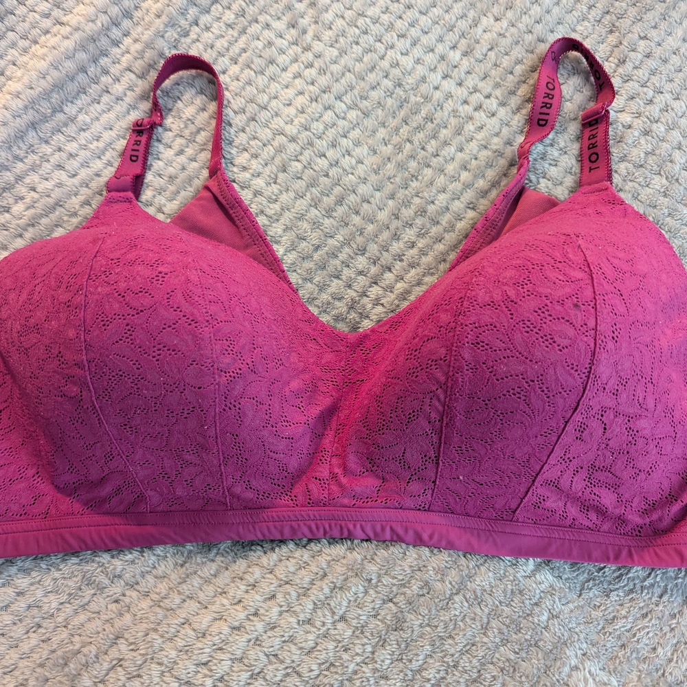 Torrid Pink Comfort Bras Intimates Sleepwear